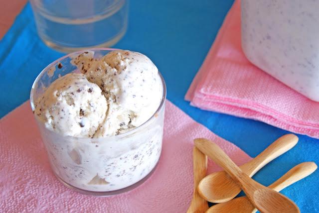 Helado de stracciatella