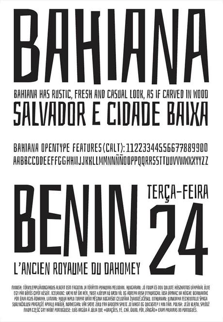 bahiana font