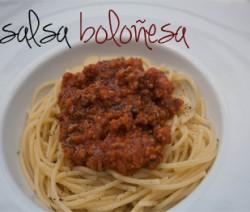 Salsa boloñesa Salsa bolonesa