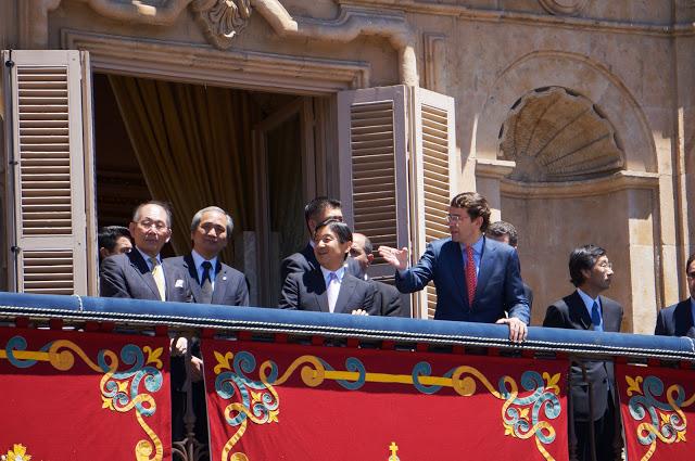 Visita del Príncipe Naruhito a Salamanca/皇太子さまのサラマンカ訪問