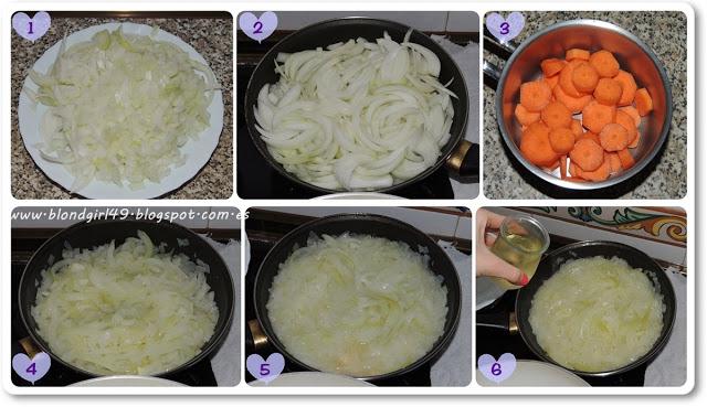 Receta: salsa de hortalizas (o de cebolla y zanahoria)