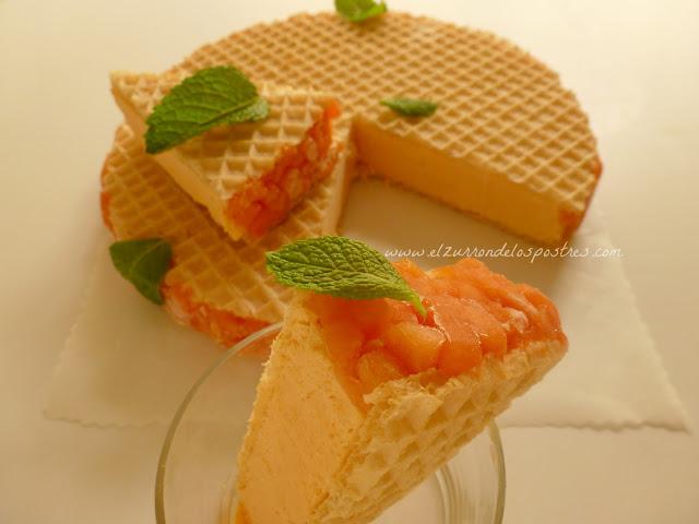 Helado Corte de Papaya y Naranja