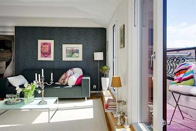 Apartamento con notas elegantes