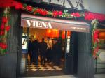 Viena en Navidad, café centroeuropeo en la ciudad