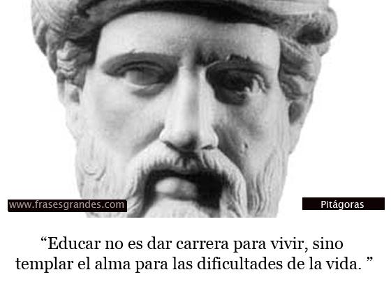 La Educacion templa el alma para las dificultades de la vida