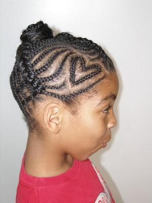 Peinados infantiles con ligas