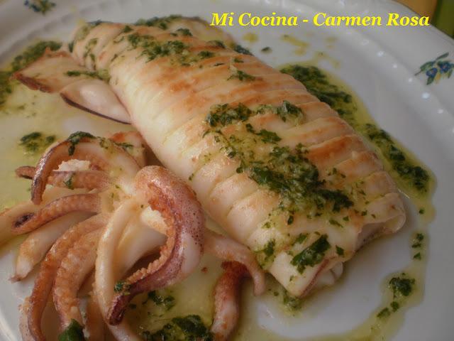 CALAMAR A LA PLANCHA (2ª receta)