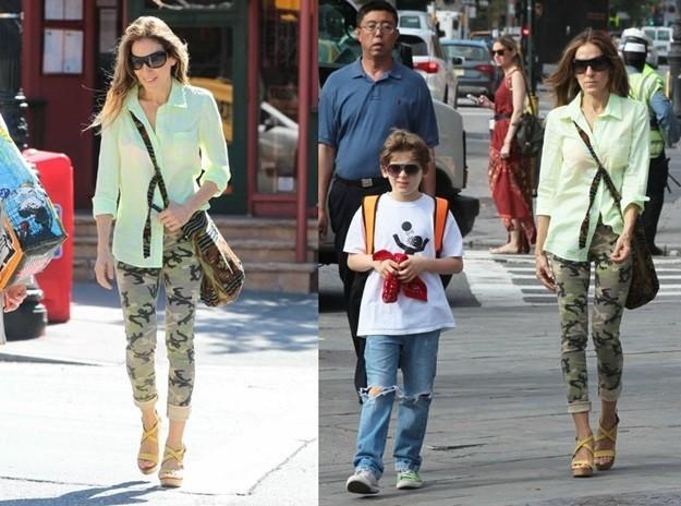 La moda camouflage de Sarah Jessica Parker