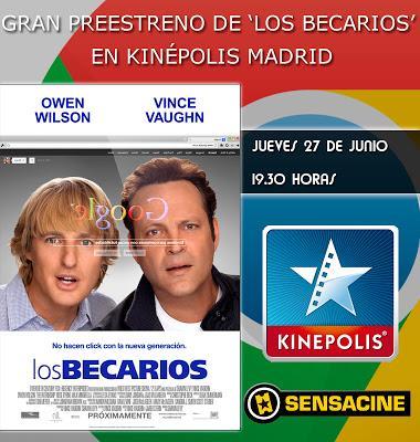 Os invitamos al preestreno de Los Becarios Os invitamos al preestreno de Los Becarios