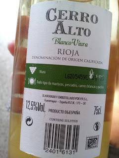 Vino Rioja Cerro Alto