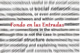 Imagen de Fondo en las Entradas de Blogger