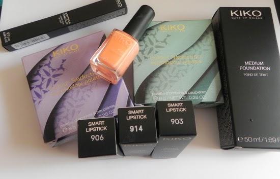 Haul kiko: Base, iluminador, sombras...y un esmalte rescatado ;)