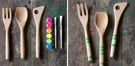 manualidades para mesas de verano bbq ideas para barbacoas bbq decoración diy ombre pintura diy masking tapes o washi tape diy ideas decorativas para las barbacoas en la terraza diy cubiertos de madera diy bbq decoración mesa de verano exterior decoración mesa buffet barbacoa bbq decoración estilismo mesas de verano 