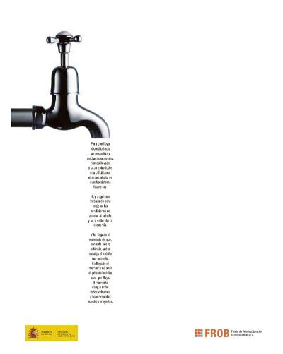 ¿es publicidad engañosa que ya está abierto el grifo del crédito?