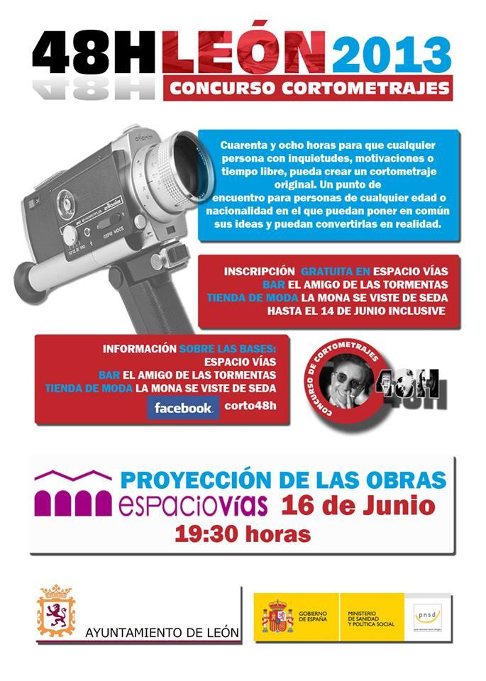 Espacio Vías de León acoge hoy el concurso de cortometrajes ’48 horas León’