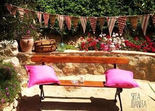 Cómo hacer una guirnalda de tela