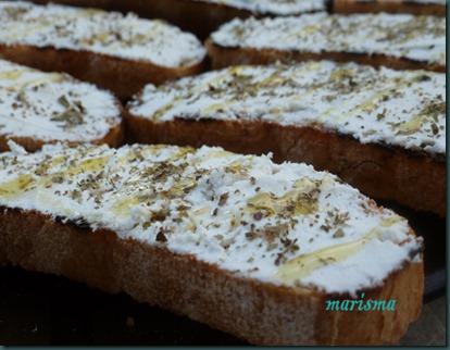 tostas de requeson con oregano2 copia
