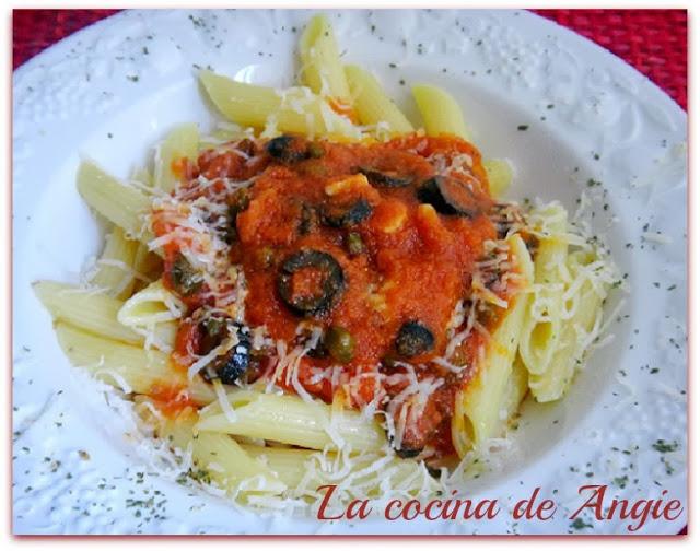 PENNE ALLA PUTTANESCA