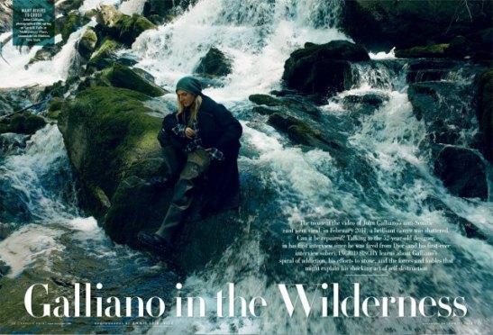 John Galliano entrevistado en Vanity Fair. ¿Segunda oportunidad?