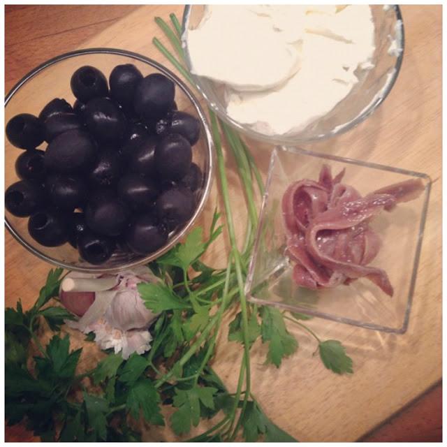 olive and anchovies pate