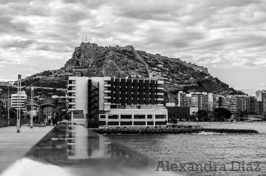 El día nublado de Alicante