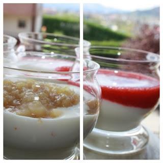 crema de yogurt y Mascarpone / Joghurt-Mascarpone-Creme