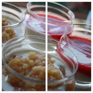 crema de yogurt y Mascarpone / Joghurt-Mascarpone-Creme