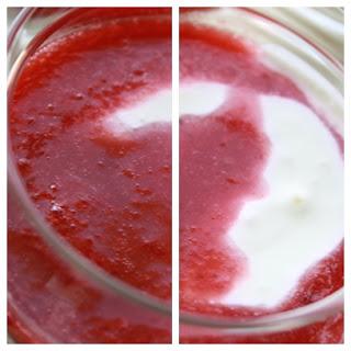 crema de yogurt y Mascarpone / Joghurt-Mascarpone-Creme