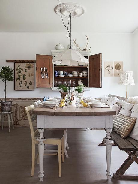 UNA COCINA ESTILO SHABBY CHIC