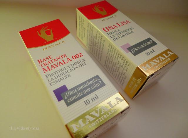 Mis bases de Uñas de Mavala