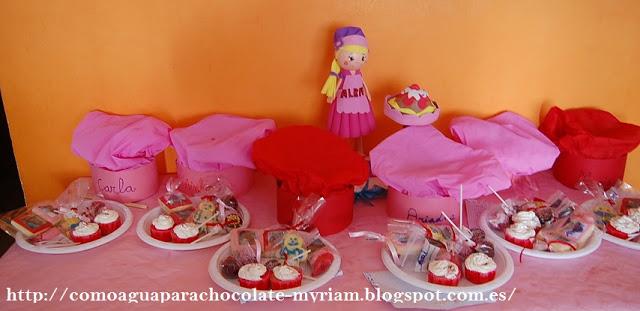 FIESTA ALBA, TALLER DE REPOSTERIA.