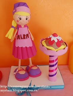 FIESTA ALBA, TALLER DE REPOSTERIA.