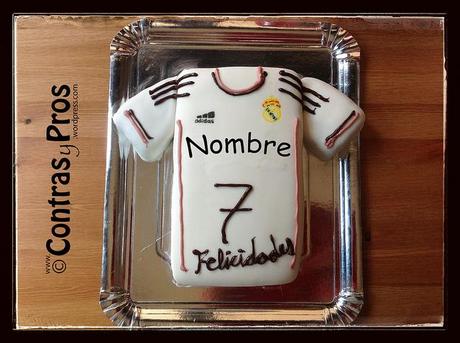 Tarta camiseta Real Madrid