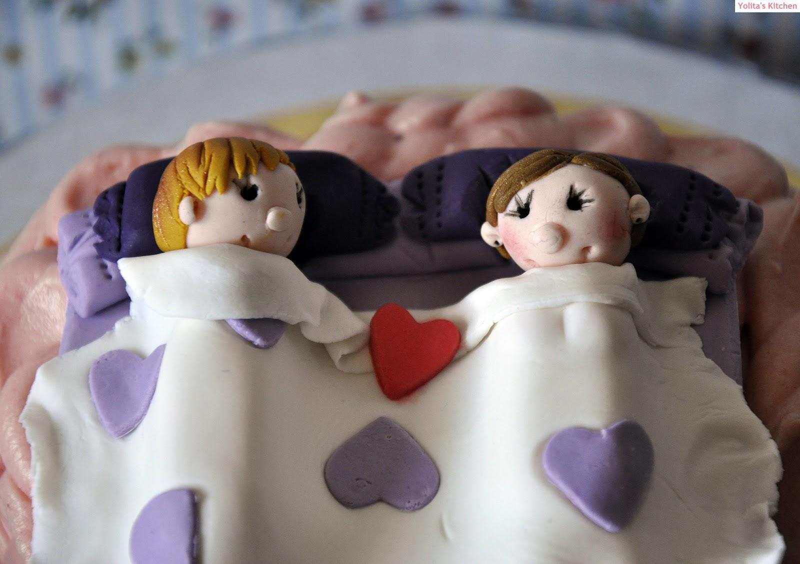 Tarta Corazón de Fresa