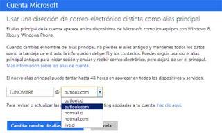 cambiar hotmail a outlook