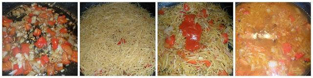 FIDEUÁ DE CHIPIRONES Y MEJILLONES