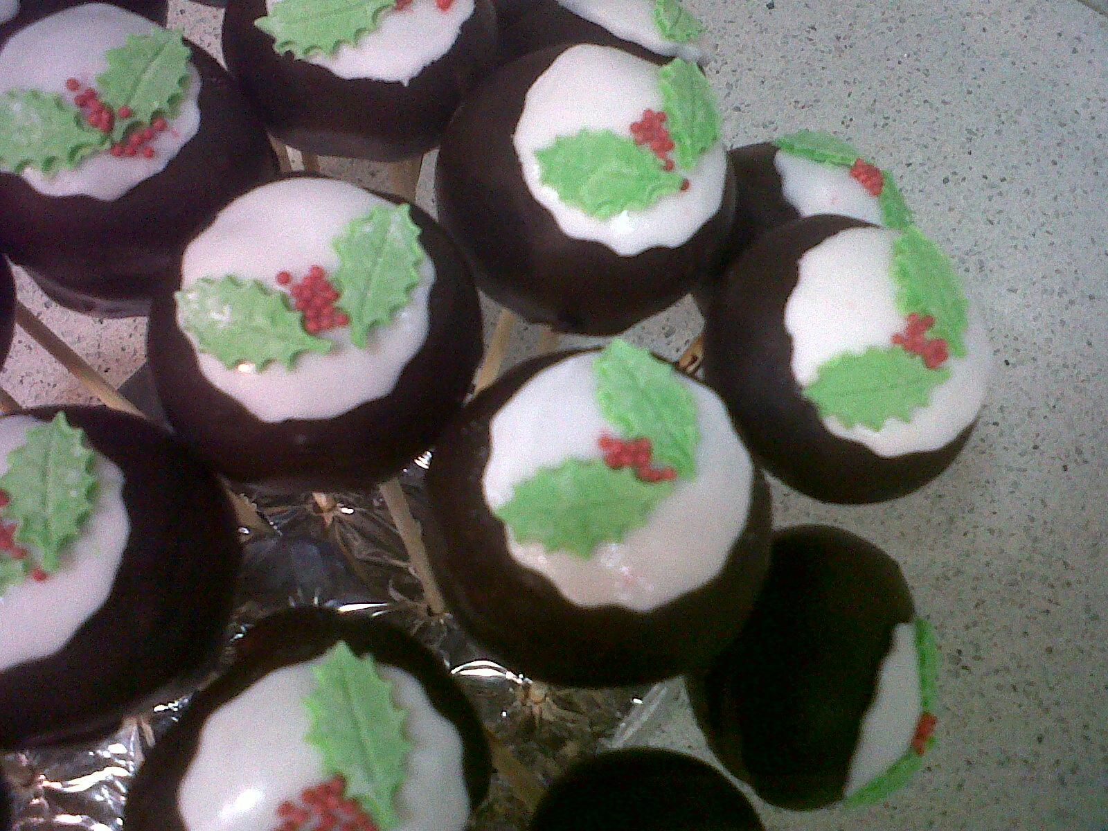 Galletas y cake pops para Navidad