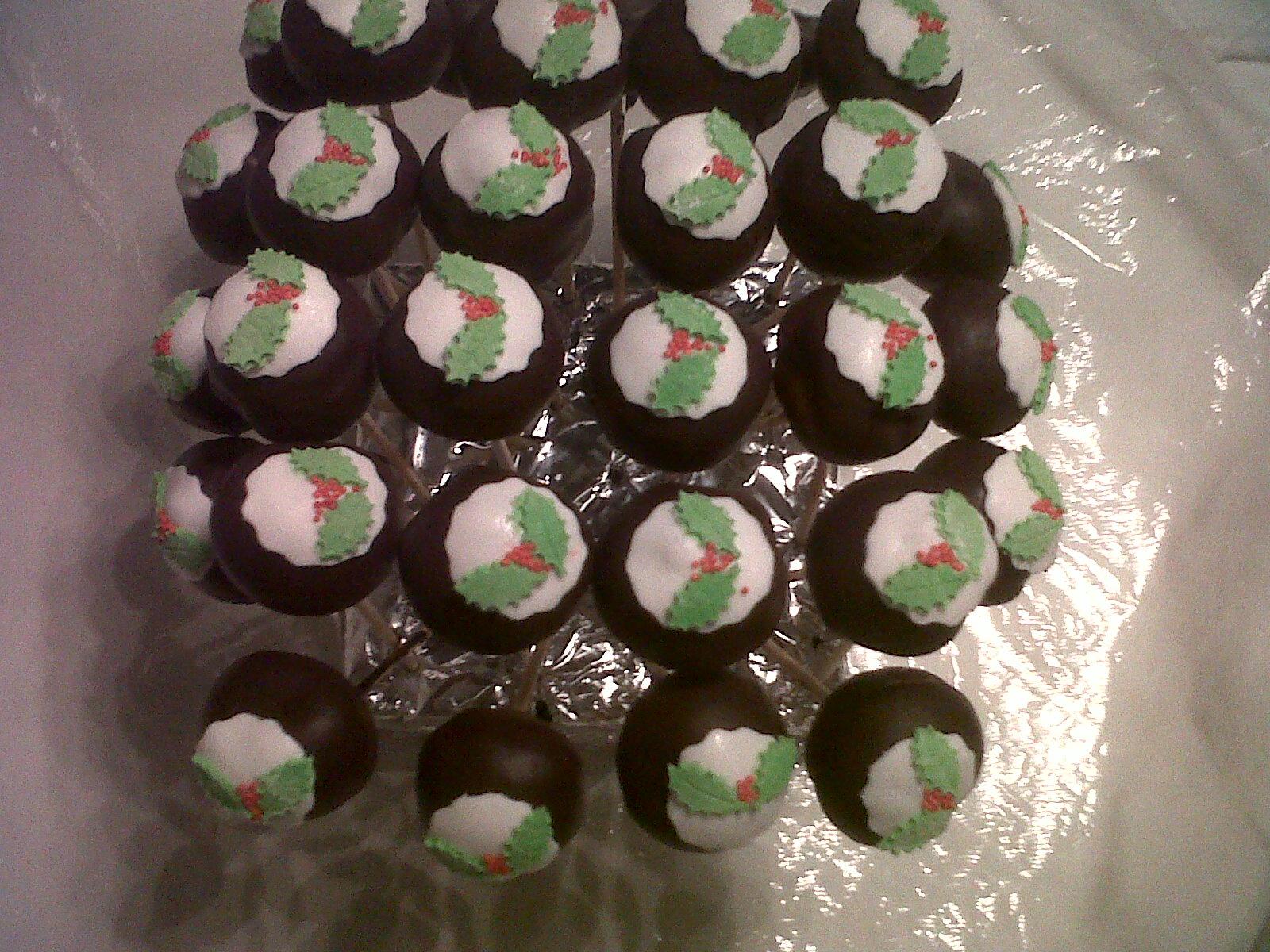 Galletas y cake pops para Navidad
