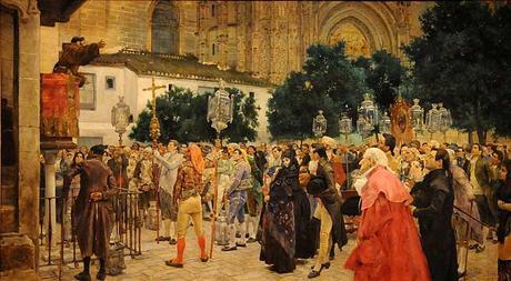 El primer Rosario público en Sevilla