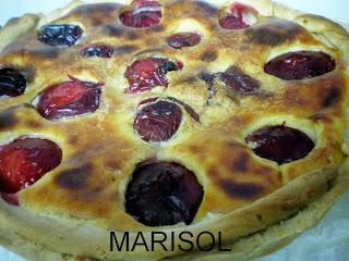 Tarta de ciruelas