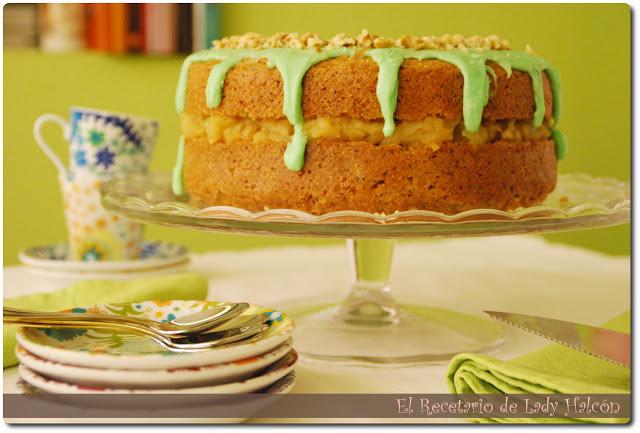 Tarta de semillas de amapola y manzana sin lácteos