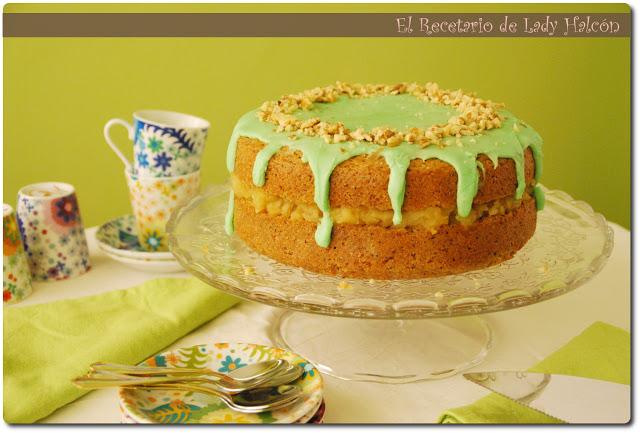 Tarta de semillas de amapola y manzana sin lácteos