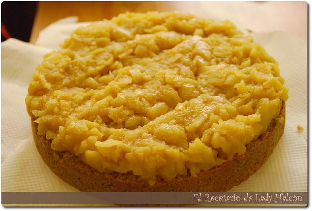 Tarta de semillas de amapola y manzana sin lácteos