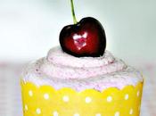 Cupcakes almendras glaseado cereza