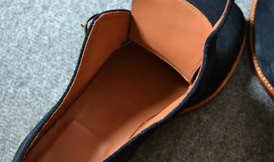 Review Single Monkstrap de ante azul de Lazo y Duque.