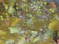 Alcachofas guisadas con carne y patatas a la importancia