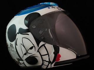 Aerografía en casco Schuberth J1