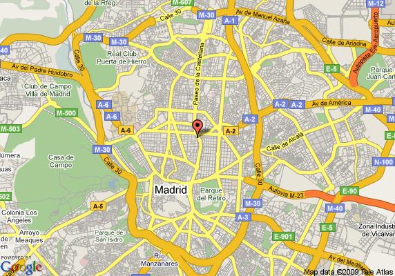 Google mapa de madrid