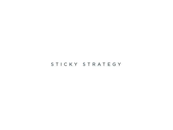 identidad sticky Strategy company