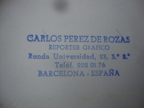 BARCELONA...HOMENAJE A CARLOS PEREZ DE ROZAS...19-06-2013...